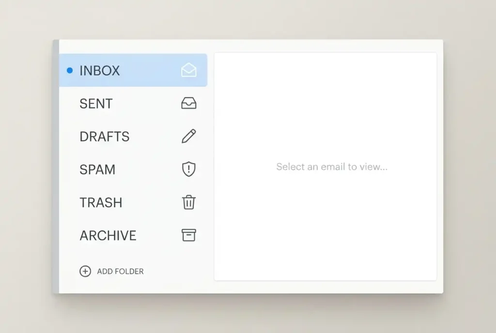 Clear spam sent trash folders