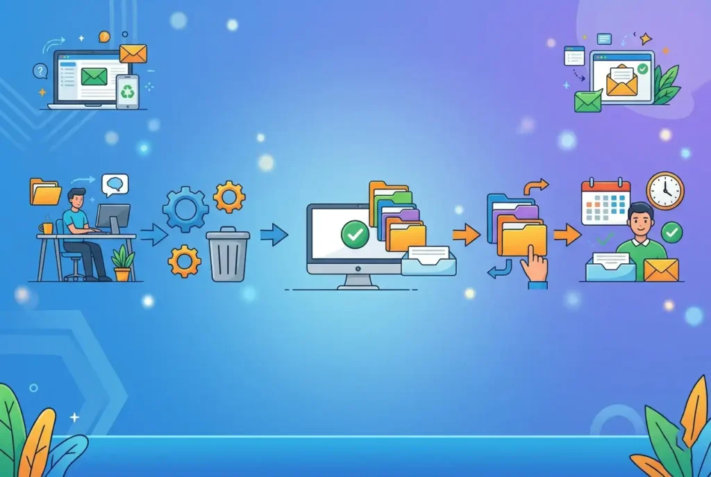 How to clean up email inbox fast guide